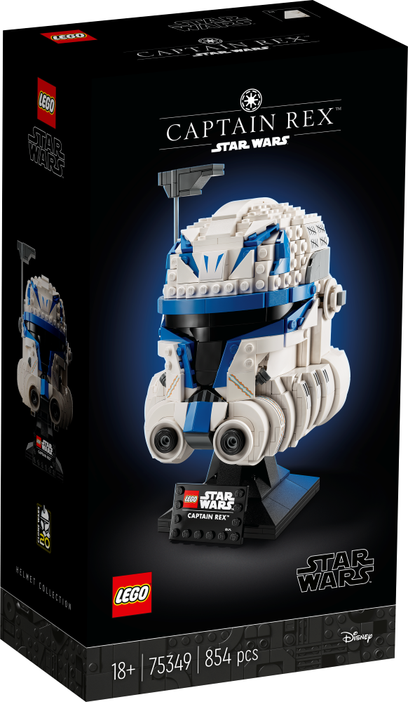 75349 LEGO® Star Wars™ Шлем капитана Рекса , 18+ лет, модель 2023 года