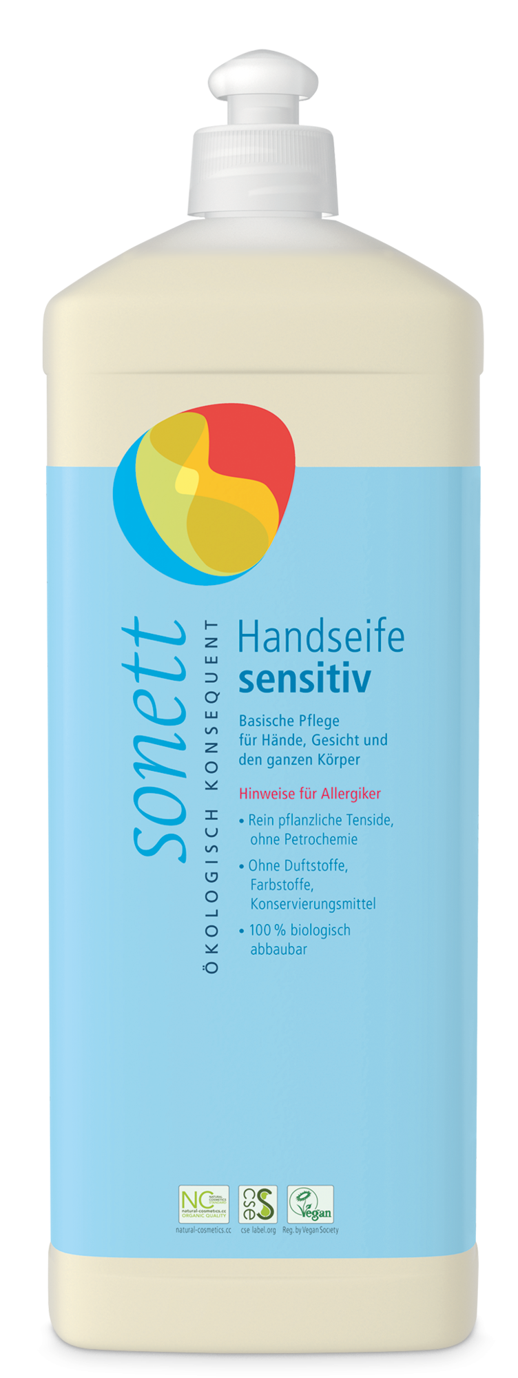 Sonett šķidrās ziepes Neutral, 1l