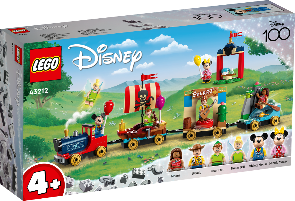 43212 LEGO® Disney Disney svinību vilciens, 4+ gadi, 2023. gada modelis