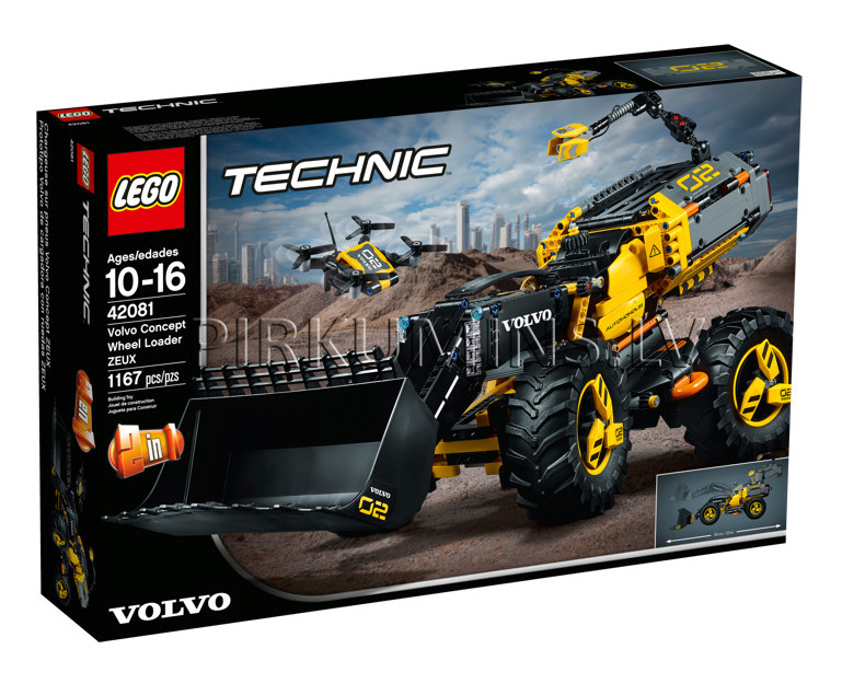 42081 LEGO® Technic VOLVO konceptuālais iekrāvējs uz riteņiem ZEUX, 10-16 gadi