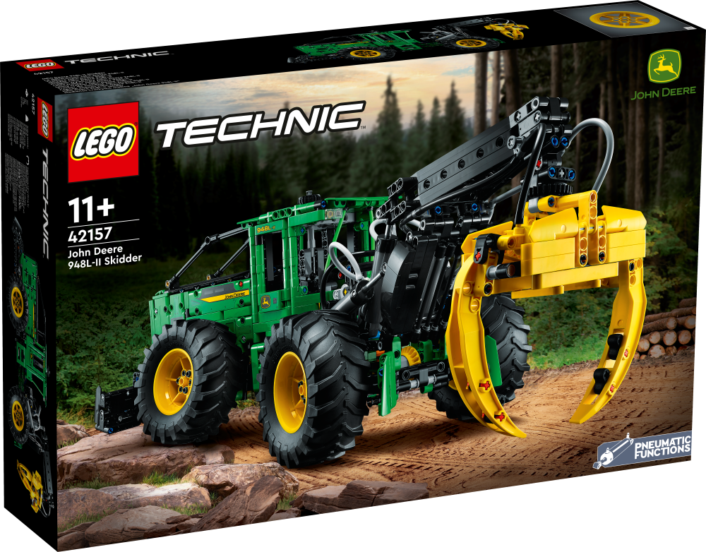 42157 LEGO® Technic John Deere 948L-II Skidder, 11+ лет,модель 2023 года