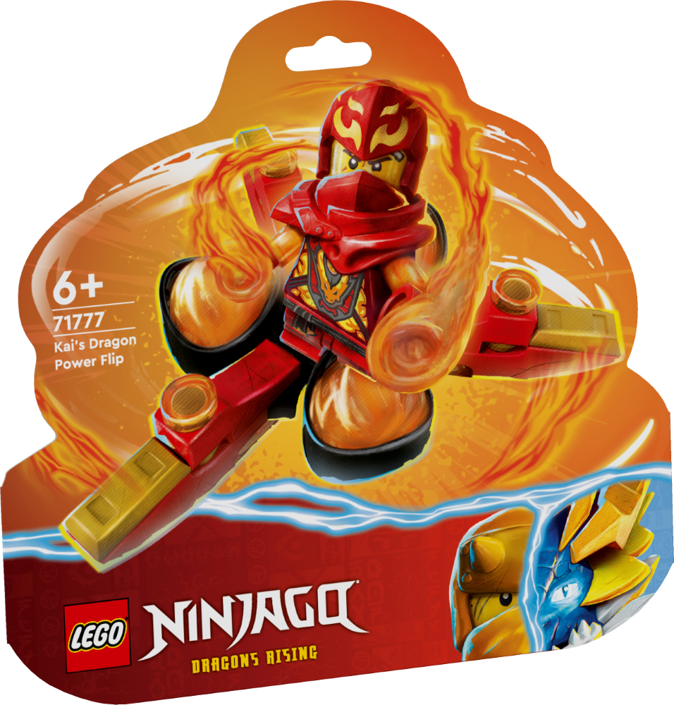 71777 LEGO® Ninjago Кружитцу драконья сила Кая, 6+ лет,модель 2023 года