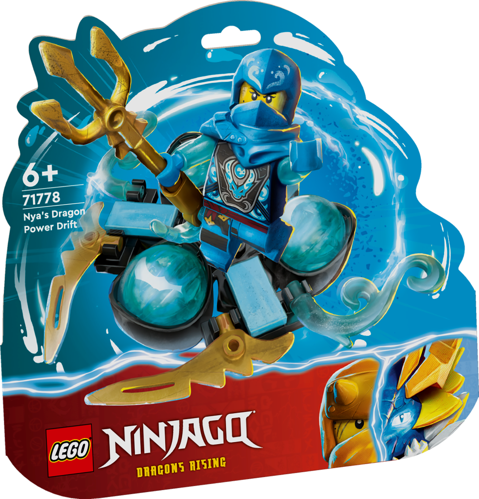 71778 LEGO® Ninjago Nya Pūķa spēka spindžitsu drifts, 6+ gadi, 2023 gada modelis