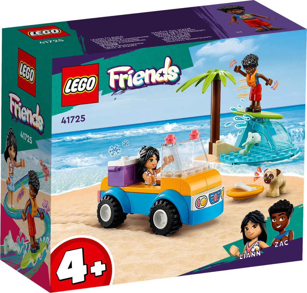 41725 LEGO® Friends Развлечения на пляжном багги, 4+ лет,модель 2023 года
