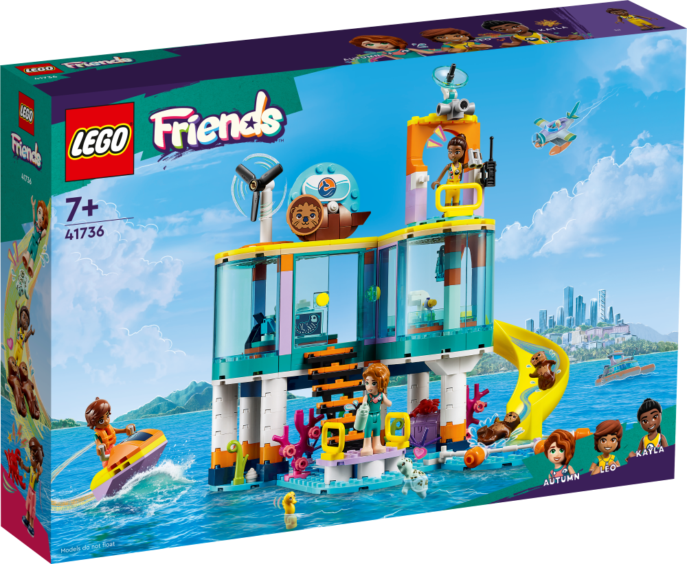 41736 LEGO® Friends Jūras glābšanas centrs, 7+ gadi, 2023 gada modelis