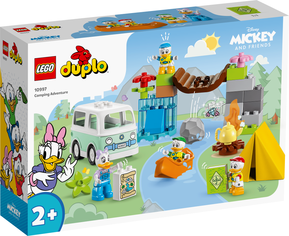 10997 LEGO® DUPLO Disney Диснеевские приключения Микки и друзей в походе, 2+ лет,модель 2023 года