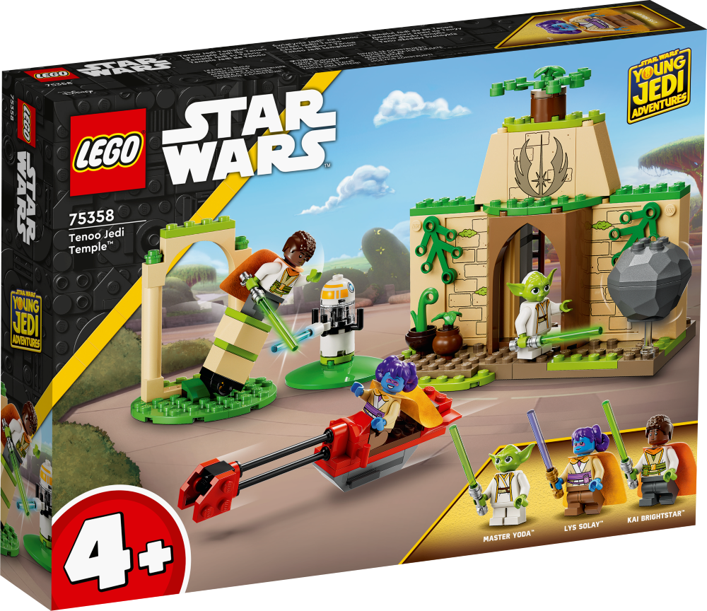 75358 LEGO® Star Wars™ Tenoo džedu templis, 4+ gadi, 2023 gada modelis