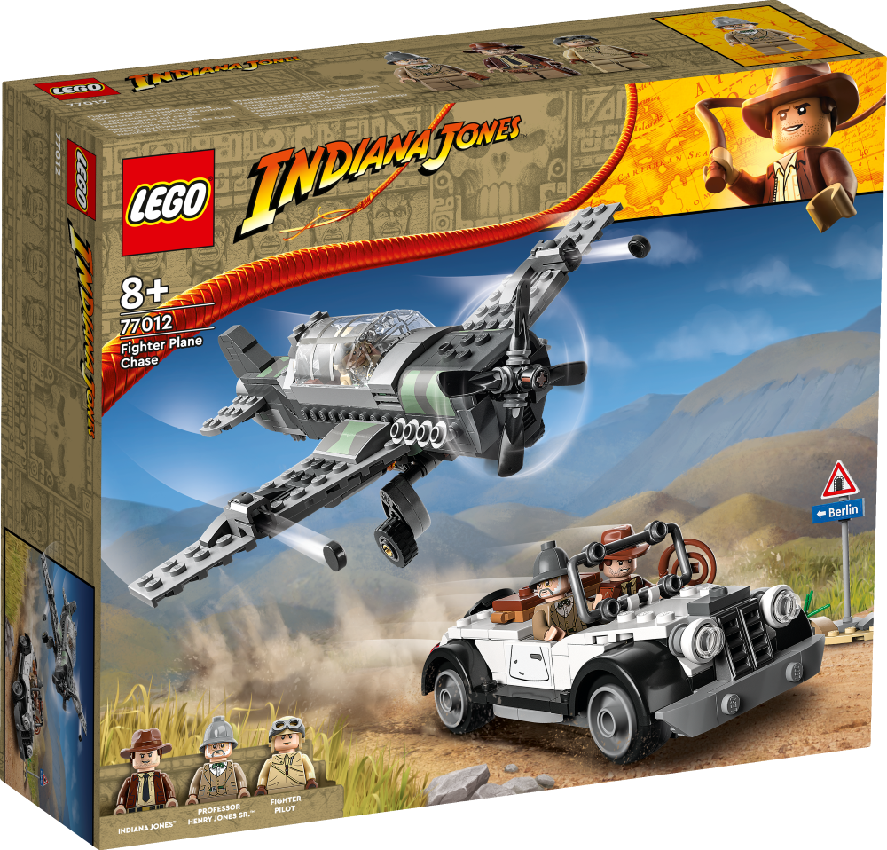 77012 LEGO® Indiana Jones Погоня за истребителем, 8+ лет,модель 2023 года