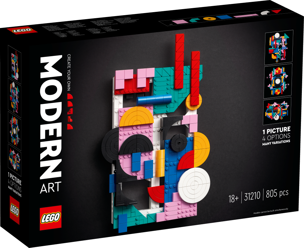 31210 LEGO® Art Modernā māksla, 18+ gadi, 2023 gada modelis