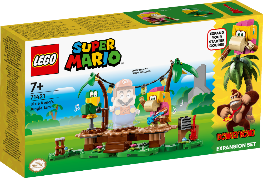 71421 LEGO® Super Mario Дикси Конг в джунглях, 7+ лет, модель 2023 года