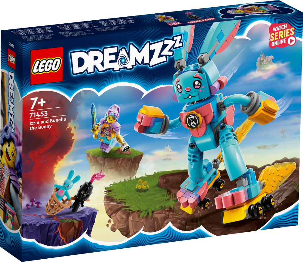 71453 LEGO® DREAMZzz™ Иззи и кролик Банчу, 7+ лет, модель 2023 года