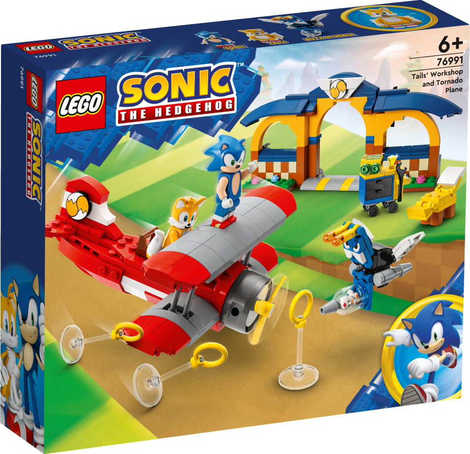 76991 LEGO® Sonic the Hedgehog™ Мастерская Тейлза и Самолет Торнадо, 6+ лет,  модель 2023 года 76991 | LEGO® LEGO® Sonic the Hedgehog™ | LEGO® мир |  berniem.eu