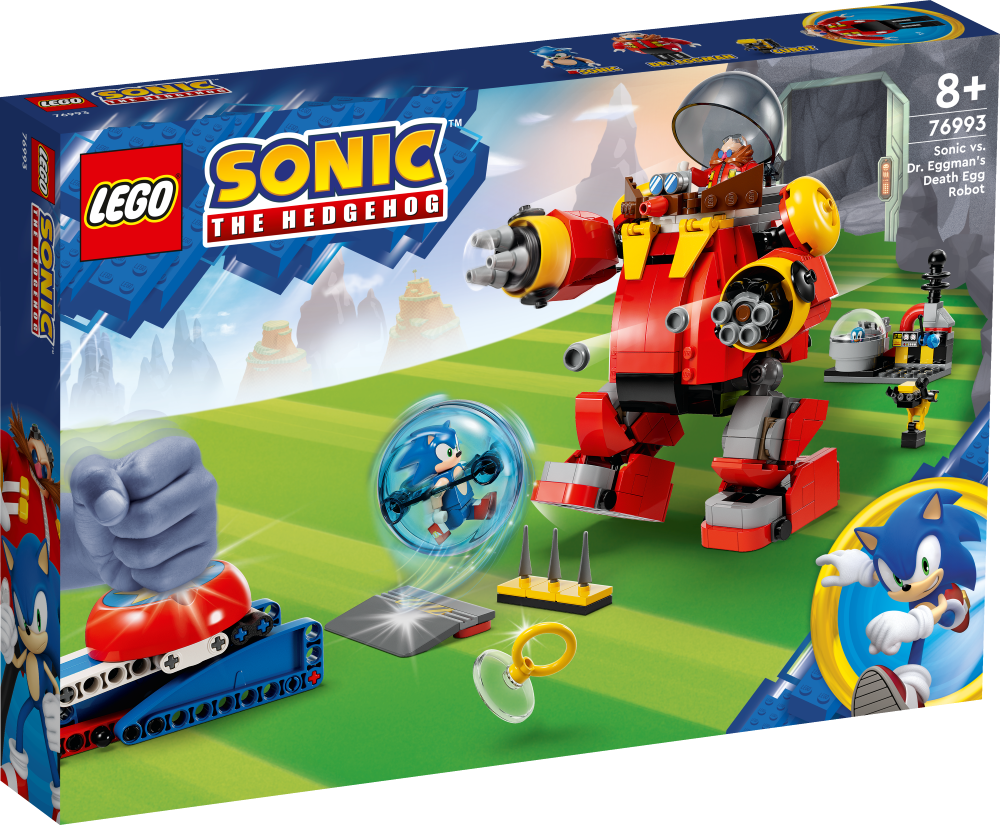 76993 LEGO® Sonic the Hedgehog™ Соник против робота-яйца смерти доктора  Эггмана, 8+ лет, модель 2023 года 76993 | LEGO® LEGO® Sonic the Hedgehog™ |  LEGO® мир | berniem.eu