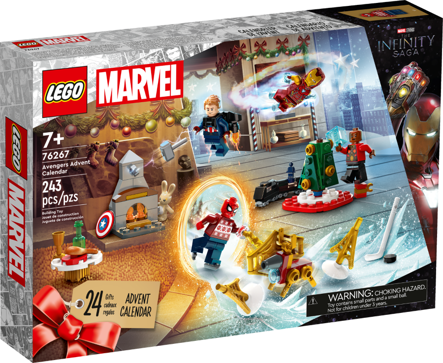76267 LEGO® Marvel Avengers Adventes kalendārs, no 7+ gadiem, 2023 gada modelis