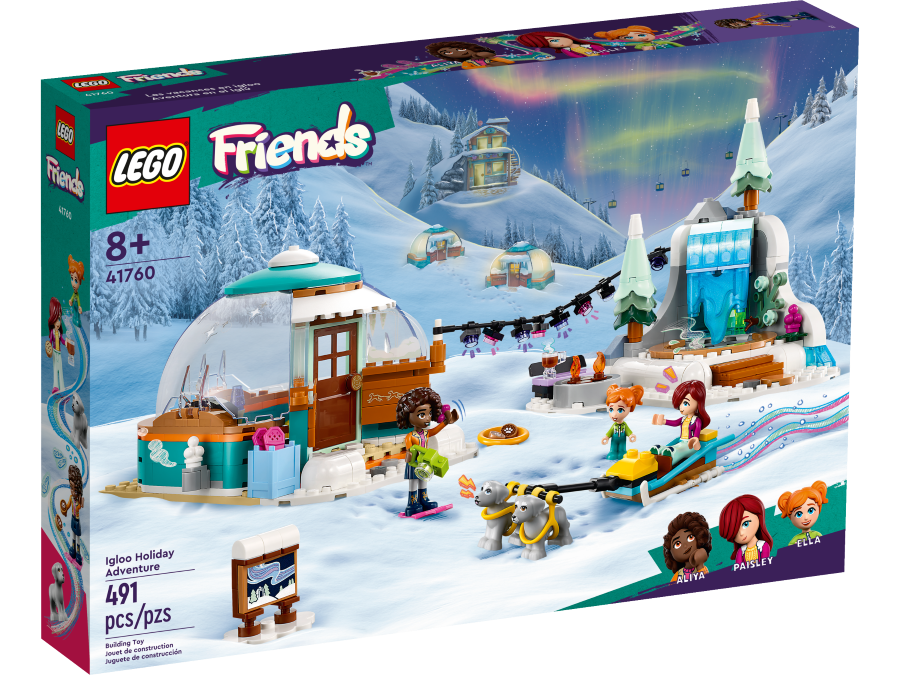 41760 LEGO® Friends Iglu brīvdienu piedzīvojums, 8+ gadi, 2023. gada modelis