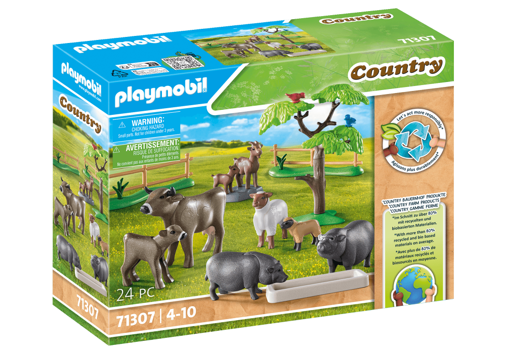 71307 PLAYMOBIL® Country Lauku sētas dzīvnieki, 4-10 gadu vecumam