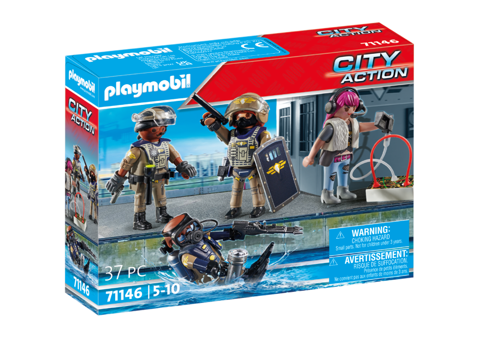 71146 PLAYMOBIL® City Action Тактический блок-набор фигурок от 5-10 лет.