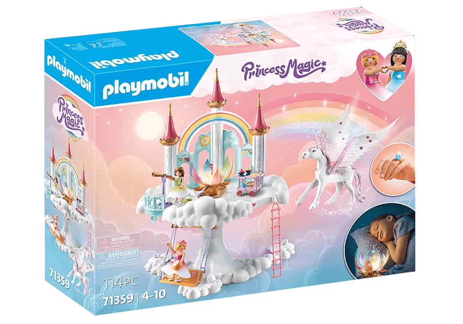 71359 PLAYMOBIL® Princess magic Varavīksnes pils mākoņos, no 4-10 gadu vecumam