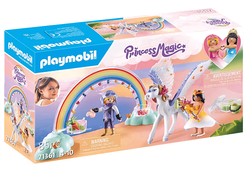 71361 PLAYMOBIL® Princess Magic Пегас с радугой в облаках, от 4-10 лет.
