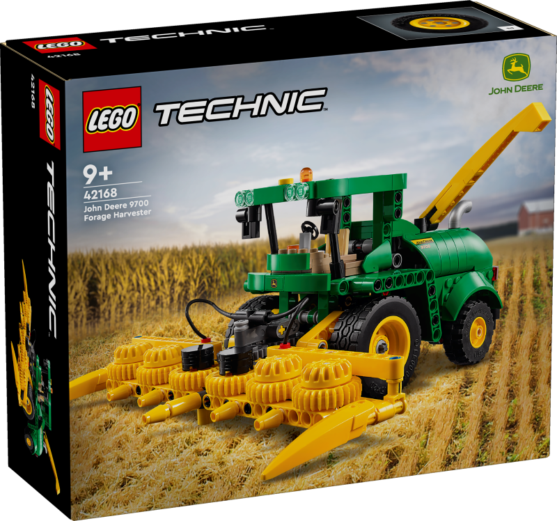 42168 LEGO® Technic John Deere 9700 Forage Harvester, 9+ gadi, 2024 gada modelis