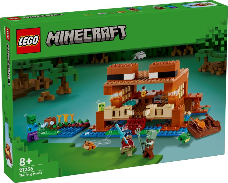 21256 LEGO® Minecraft Varžu māja, 8+ gadi, 2024 gada modelis