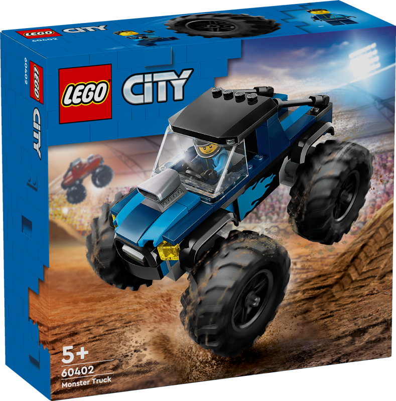 # 60402 LEGO® City Zils monstru vāģis, 4+ gadi, 2024 gada modelis