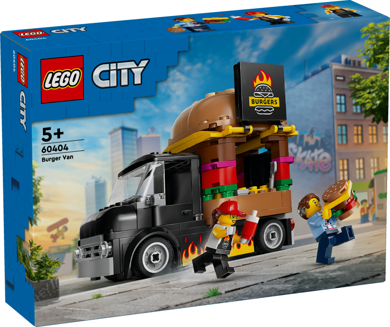 60404 LEGO® City Burgeru kravas auto, 5+ лет, модель 2024 года