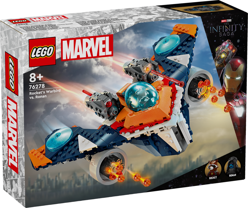 76278 LEGO® Marvel Super Heroes Rocket's Warbird pret Ronan, 8+ gadi, 2024 gada mod
