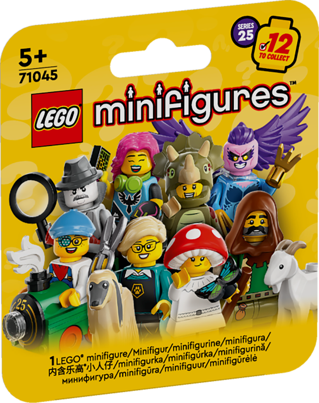 71045 LEGO® Minifigures 25. sērija, 5+ лет, модель 2024 года