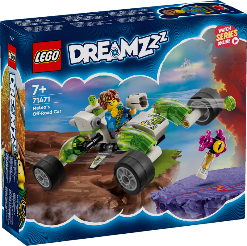 71471 LEGO® DREAMZzz™ Mateo bezceļu auto , 7 + gadi, 2024 gada modelis