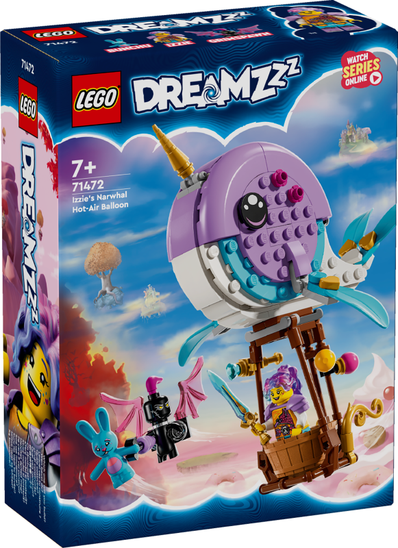 71472 LEGO® DREAMZzz™ Izzie narvalis - gaisa balons , 7+ лет, модель 2024 года