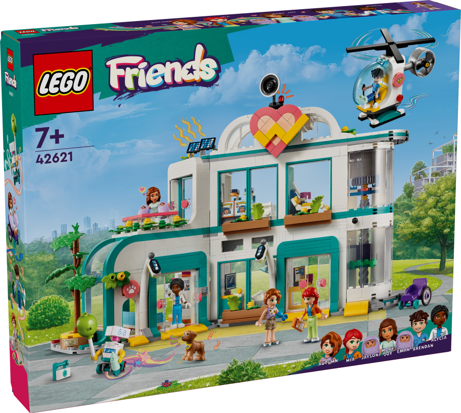 42621 LEGO® Friends Hārtleikas pilsētas slimnīca , 7+ лет, модель 2024 года
