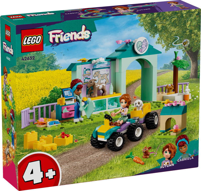 42632 LEGO® Friends Fermas dzīvnieku slimnīca , 4+ gadi, 2024 gada modelis