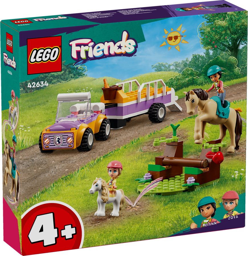 42634 LEGO® Friends Zirgu un poniju treilers, 4+ , модель 2024 года
