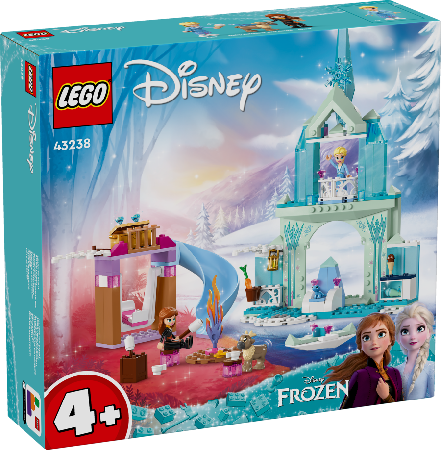 43238 LEGO® Disney Princess Elzas ledus pils, 4+ gadi, 2024 gada modelis