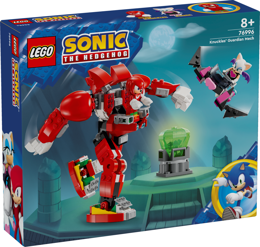 76996 LEGO® Sonic the Hedgehog™ Knuckles sargs-robots, 8+ gadi, 2024 gada modelis