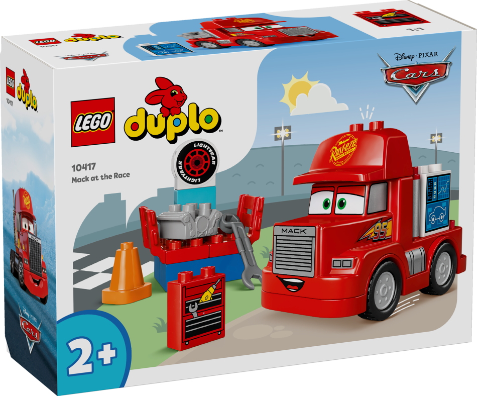 10417 LEGO® DUPLO Mack sacīkstēs, 2+ , модель 2024 года