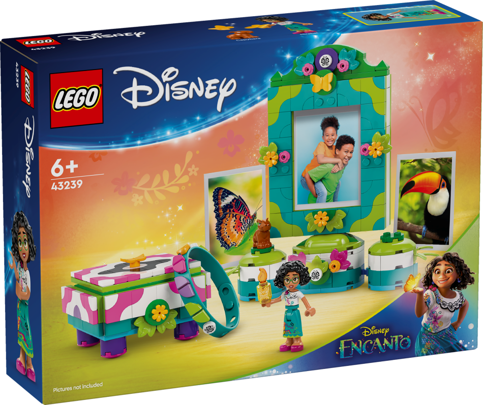 43239 LEGO® Disney Mirabellas foto rāmītis un rotaslietu kārbiņa, 6+ gadi, 2024 gada modelis