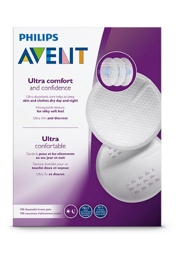 SCF254/13 Philips Avent krūšturu ieliktnīši 100gb