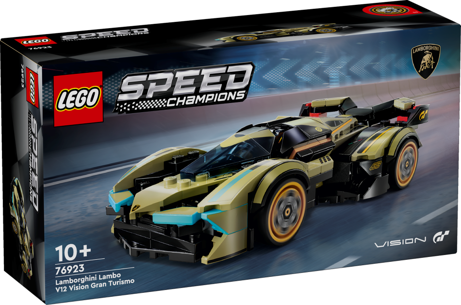 76923 LEGO® Speed Champions Lamborghini Lambo V12 Vision GT superauto, 10+ gadi, 2024 gada modelis