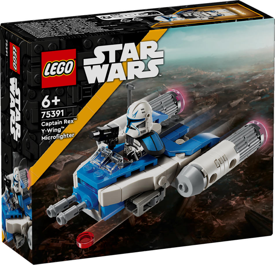 75391 LEGO® Star Wars Kapteiņa Rex™ Y-Wing™ mikrocīnītājs , 6+ gadi, 2024 gada modelis