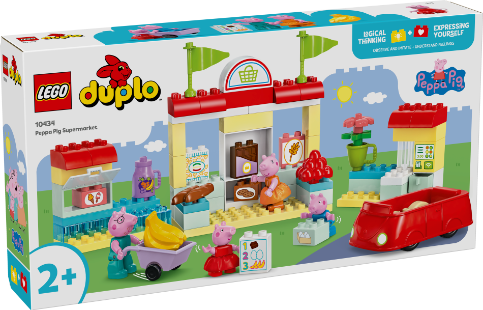 10434 LEGO® DUPLO Cūciņas Pepas lielveikals , 2+ gadi, 2024 gada modelis