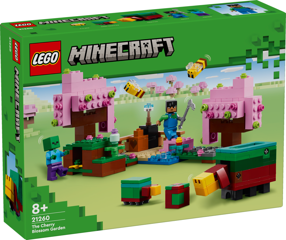 21260 LEGO® Minecraft Ķiršu ziedu dārzs, 8+ лет, модель 2024 года