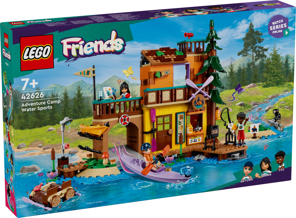 42626 LEGO Friends Piedzīvojumu nometne: ūdens sporta veidi, 7+ gadi, 2024. gada modelis