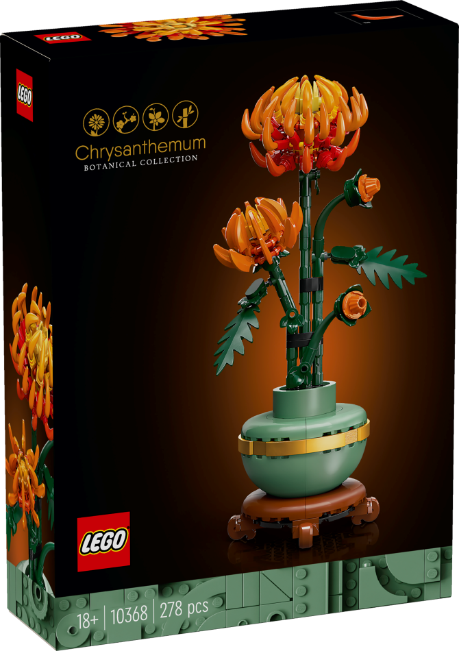 10368 LEGO® ICONS™ Krizantēma,18 + gadi, 2024 gada modelis