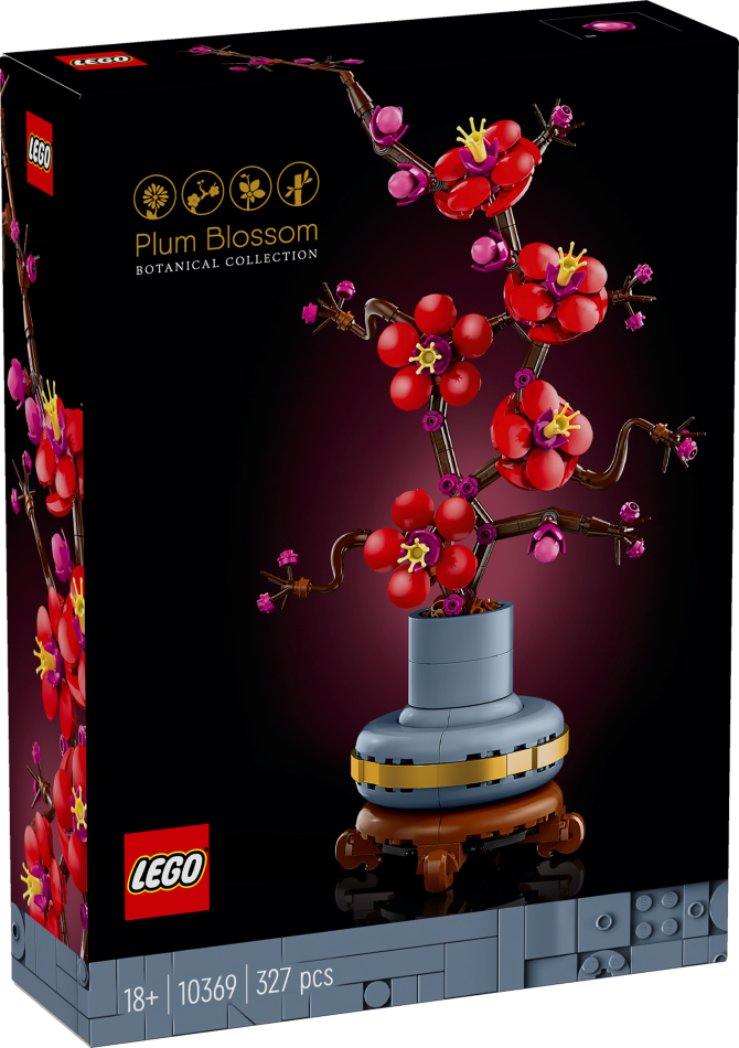 10369 LEGO® ICONS™ Plūmes zieds , 18+ , модель 2024 года