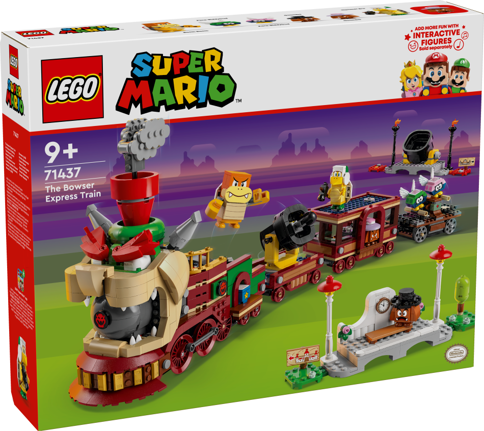 71437 LEGO® Super Mario Bowser ātrvilciens , 9+ gadi, 2024 gada modelis
