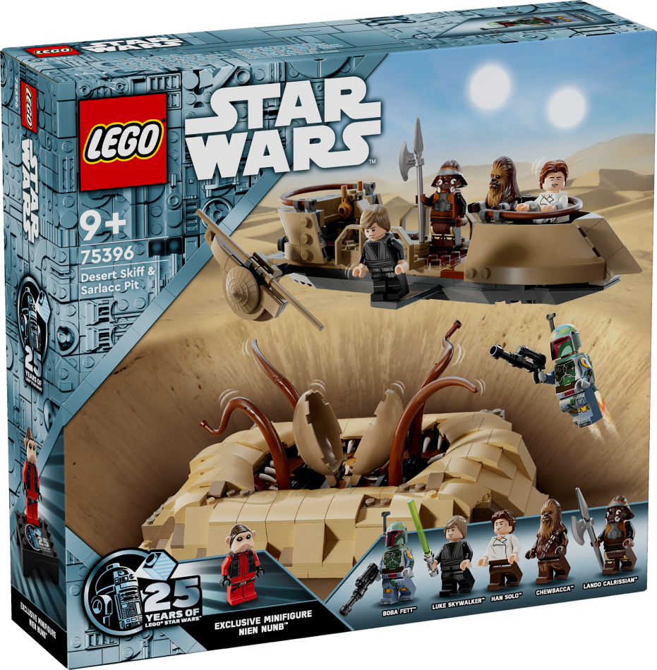 75396 LEGO® Star Wars™ Desert Skiff un Sarlacc Pit, 9+ gadi, 2024 gada modelis