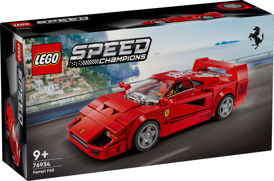 76934 LEGO® Speed Champions Ferrari F40 superauto, 9+ gadi, 2024 gada modelis
