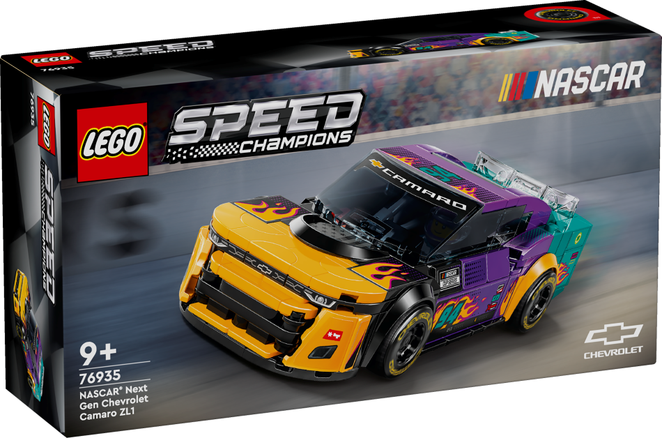76935 LEGO® Speed Champions NASCAR® Next Gen Chevrolet Camaro ZL1, 9+ , модель 2024 года